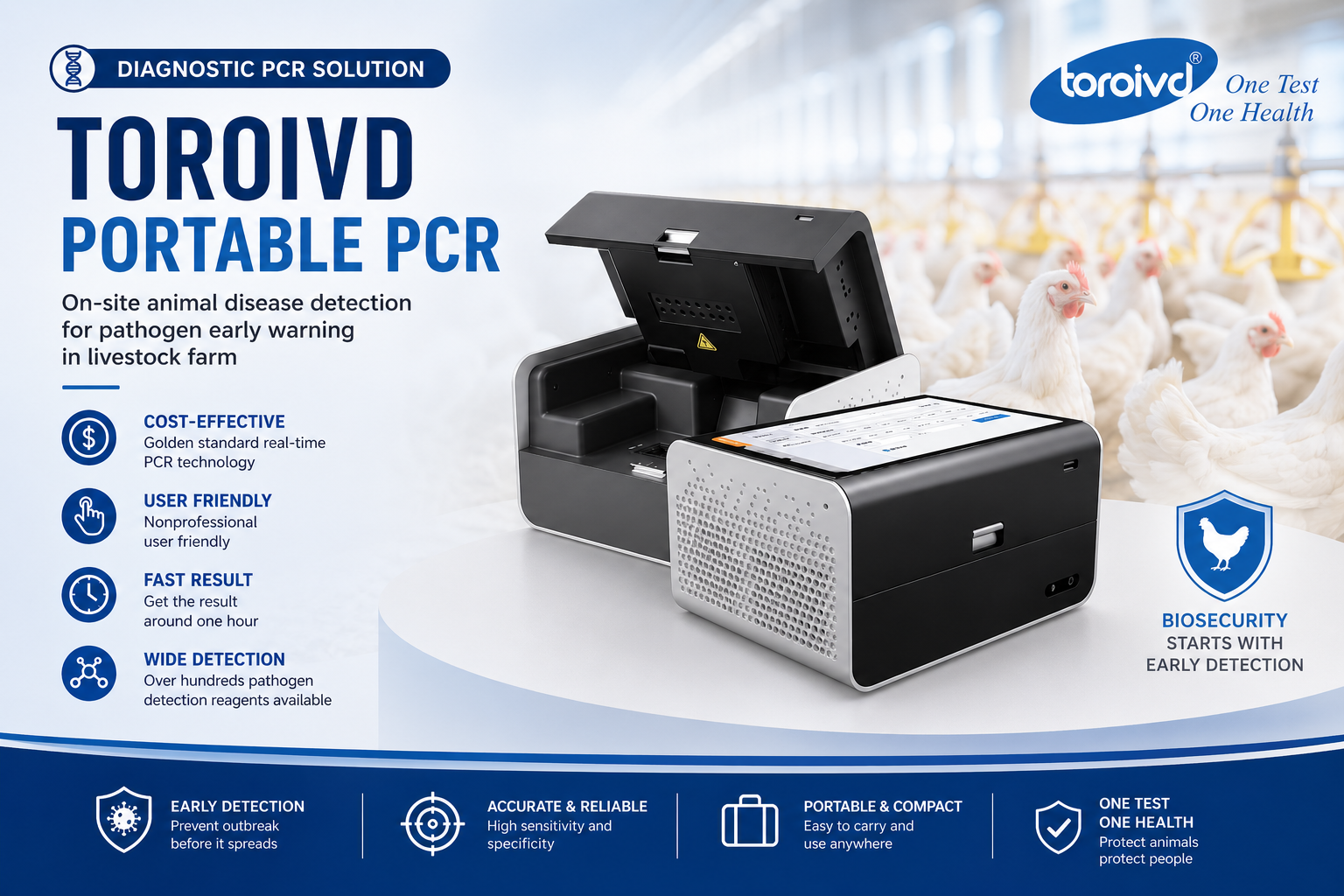 ToroIVD Portable PCR
