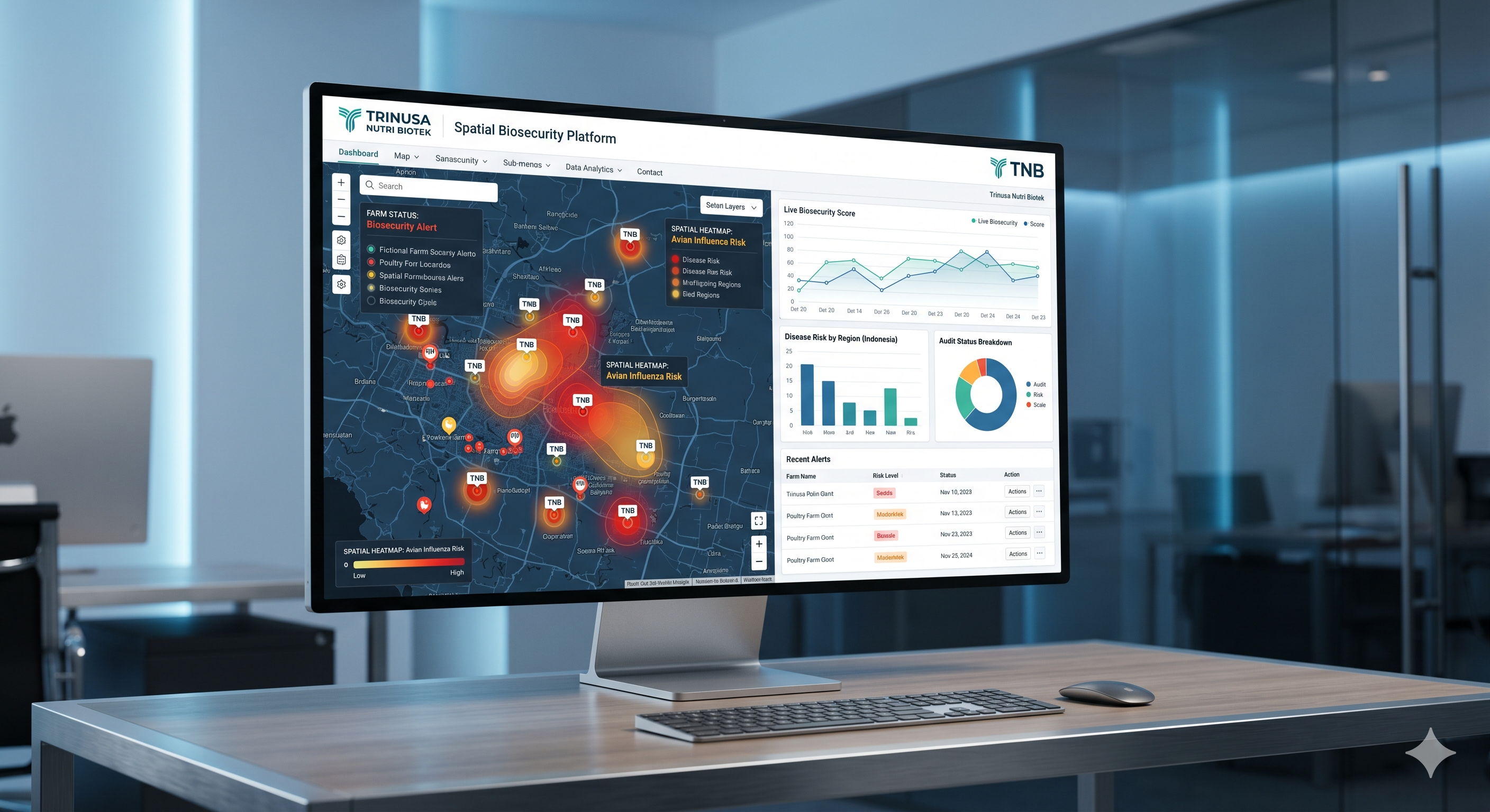 Digital Biosecurity Spatial Mapping